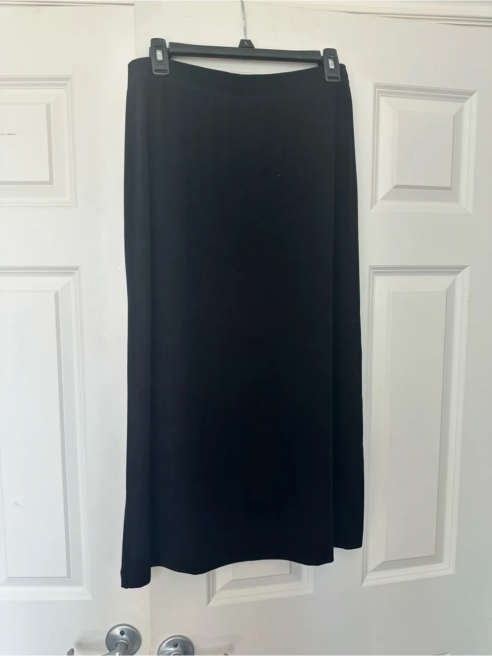 Chico's Black Maxi Skirt - Sleek Straight Design